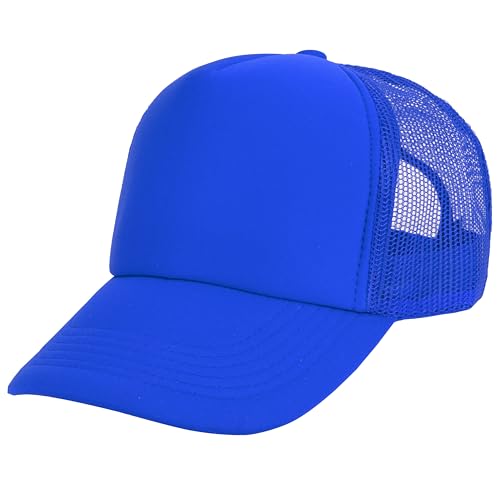 Image of Gelante 12 Pcs Sublimation Blank Trucker Hats - 5 Panel Mesh Snapback Baseball Cap Bulk