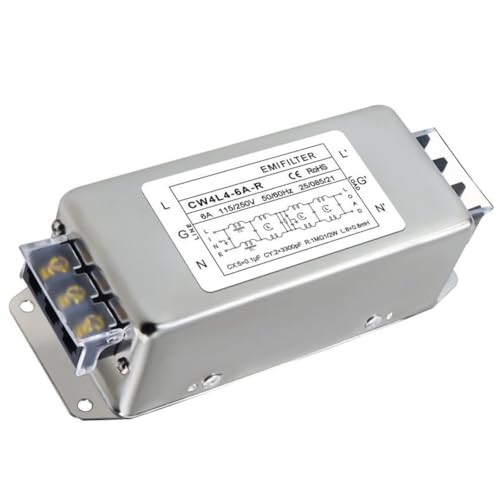 Filtro de CA Monofásico de 220 V de Cuatro Etapas Modelo CW4L4-6A-R Tipo Terminal