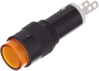 IDEC, AP1M122-A, Amber 10Mm Dc24V Flat Pilot Light