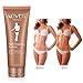 Self Tanner with Organic and Natural Ingredients,No Streaks Bronzer Fake Tanning Lotion - Instant Fake Tan Sunless Tanning Lotion for Darker Bronzer Skin Body Makeup (cream)