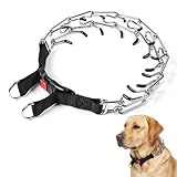 Dengthrive Stachelhalsband Hund: 3.0mm*50cm Metallabnehmbar Anti Bell Halsband für Hunde Geeignet für das Gehorsamkeitstraining von Hunden im Freien, GEH- und Laufgeräte