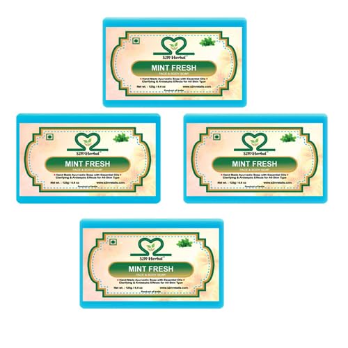 Image of Pure Mint soap (4 x 125 g)