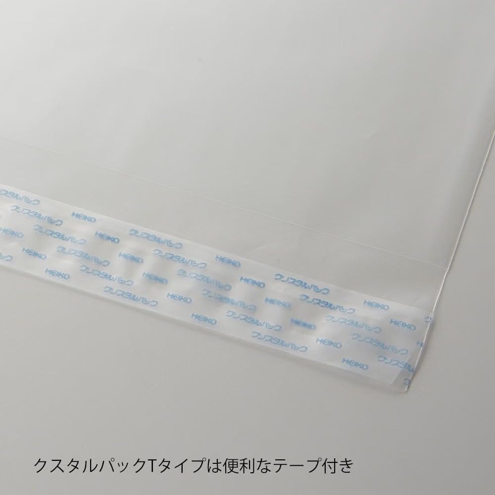 Amazon.co.jp: シモジマ ヘイコー 透明 OPP袋 クリスタルパック テープ