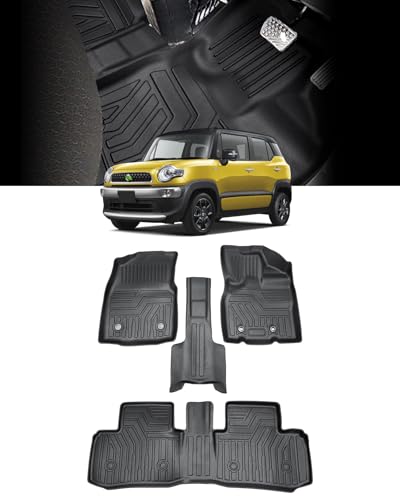 Cartist スズキ XBEE クロスビー MN71S型 フロアマット 立体カーマット 車用 3Dフロアマット セカンドマット 立体構造 Xbee 5人2017年12月〜 車種専用設計 防水 滑り防止 耐汚れ TPE素材 カスタムパーツ 取付簡単 保護パ