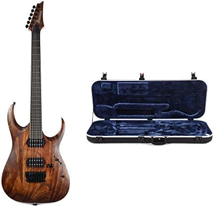 Ibanez RGAIX6U Iron Label Antique Brown Stained w/Ibanez Molded Hardshell Case