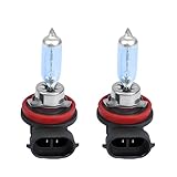 KVAEY 2 PCS H4 Halogen Bulbs, 12V 100W Car High Beam Lights Headlight Xenon Light Bulbs, Automotive Lighting Lamp Halogen Bulbs Replacement for Cars SUVs Trucks, Car Accessories (H11, 100W)