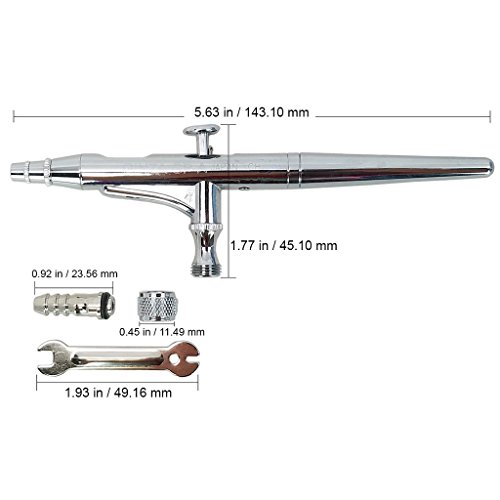 Ginza HP CS Dual Action Airbrush Gun (Model # GP-A) from Japan use for Nails. Airbrushing, Tanning, Tattoo, Body Spraying Painting, Auto Spray Painting or Art Painting