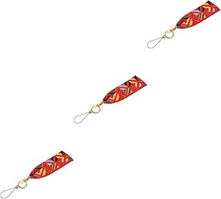 PartyKindom 2 Peças Cordão Curto Para Celular Cordão Destacável Pulseira Para Telefone Cordão Para Telefone Para Celular Pendurado Corda Chave Pulseira Chaveiro Pulseira Prático Cordão De