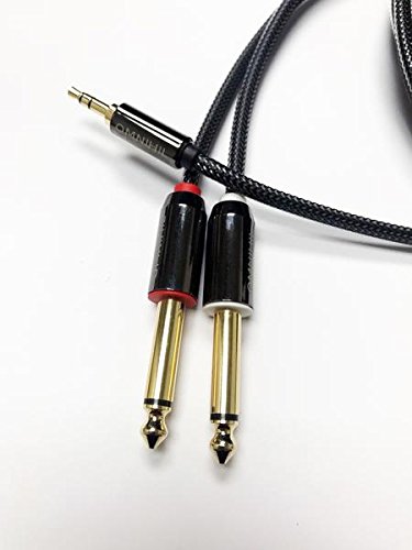 Cable audio 3.5mm a dual 1/4" mono OMNIHIL miniatura 2