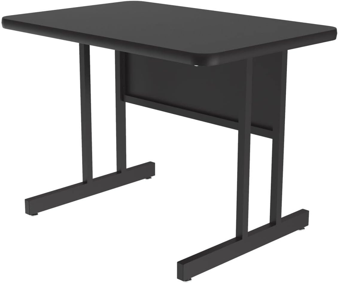 Correll Computer and Training Tables with Black Granite Finish CS2436TF-07
