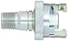 Dixon Valve PML8FS Plated Steel Dual Lock Air Fitting with Knurled Flanged Sleeve, Quick-Acting Coupler, 1/2