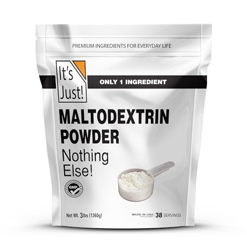 It's Just! - Mass Gainer Powder, 100% Maltodextrin (Complex Carbohydrates), Sustained Energy, Rapid...