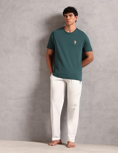 Image of U.S. Polo ASSN. Mens OEE12 Comfort Fit Pure Cotton Lounge T-Shirt