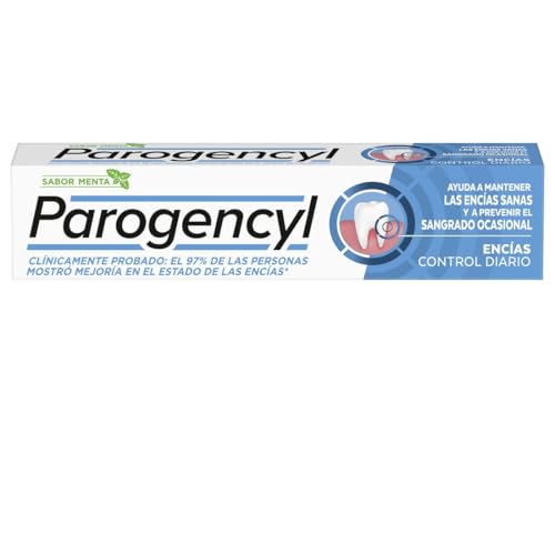 Parogencyl Control Pasta dentífrica Encías Control Diario Menta, Ayuda a mantener las encías sanas y a prevenir el sangrado ocasional, Con Zinc, Flúor y Vitamina E, Dental, Eficacia Clínicamente Probada 125 ml