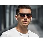 ZENOTTIC Polarized Sunglasses Men Square: Unbreakable TR90 Frame Carbon Fiber Temple UV400 Protection Sun Glasses for Driving - Image 2