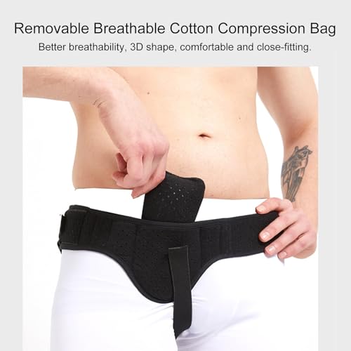 Cinturón de soporte para hernia inguinal ajustable miniatura 3
