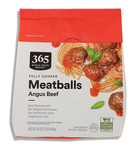 365 by Whole Foods Market Frozen Angus Beef Meatballs, 16 OZ