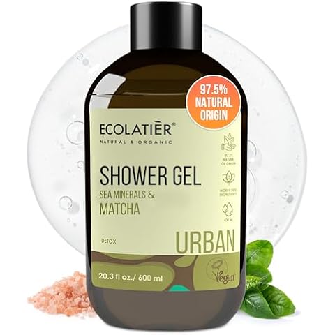 ECOLATIÈR Sea Minerals & Matcha Shower Gel Cover