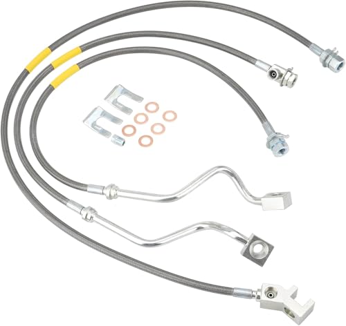 Racewill Stainless Steel Brake Line 89717, Front and Rear Extended