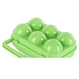  Beautyrain Uova Storage Box Camping picnic Portable 6 Griglie Uova di archiviazione Cassetto di trasporto caso Box Holder Container Carrier