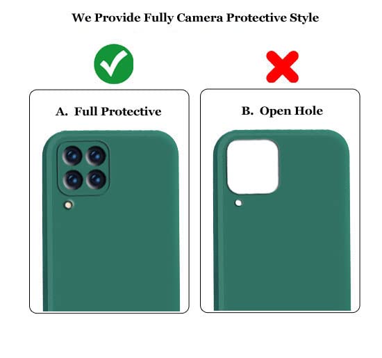 Image of A rtistque Back Cover Case for Samsung Galaxy A22 4G with Camera Protection | Shockproof TPU | Stylish Protective Design | Slim Fit | Ultra Matte | Samsung Galaxy A22 4G Back Cover - Green