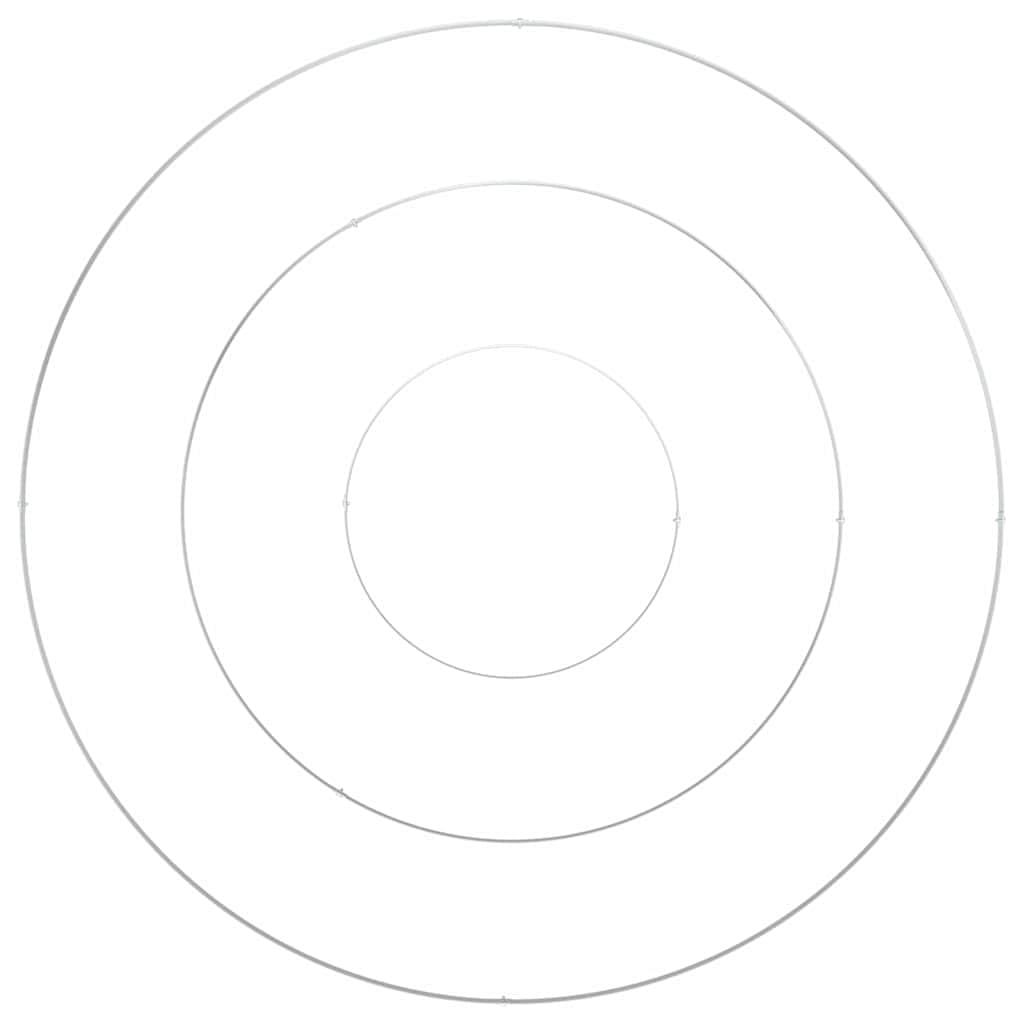 Aiuola rialzata rotonda in acciaio, 120 x 120 x 20 cm, vaso per piante, bianco, da giardino | Robusto vaso rotondo in acciaio laminato a freddo per terrazza e giardino, ideale per erbe e fiori.
