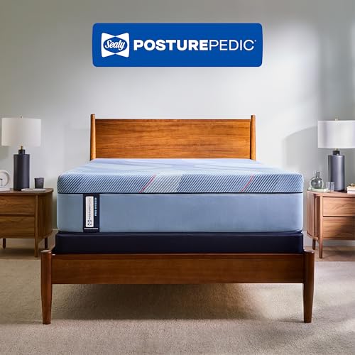 Image of Sealy Posturepedic Pro Haverford 13 inch Medium Tight Top Hybrid Mattress - King