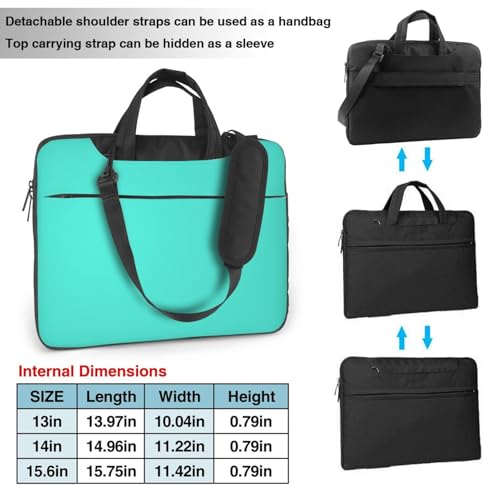 Maletín Azul Claro para Laptop 15.6" Impermeable Liviano miniatura 4