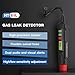 VISLONE Handheld Gas Leak Detector Methane Combustible Gas Testers Portable Gases Concentration Analyzer with Digital Display Multifunctional Meter Leakage Tools Sound Alarm