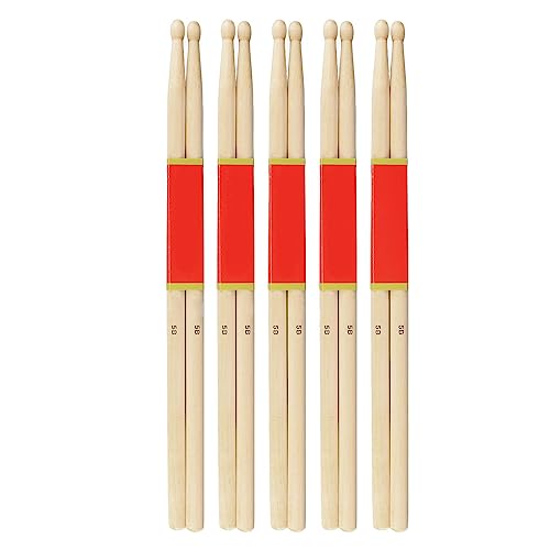 Alomejor 12 Pairs Maple Drum Stick 7A Maple Drum Stick Drumstick, Drumsticks miniatura 2