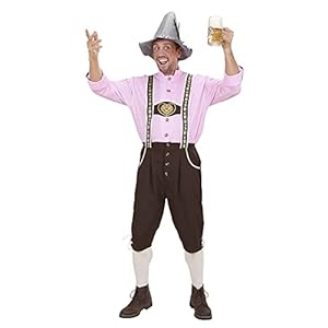 Widmann – Kostuum Bayer, klederdrachtbroek voor heren, overhemd, carnavalskostuums, carnaval