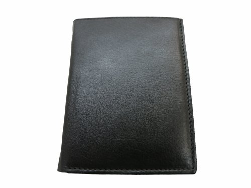 Tri Fold Police Wallet with Badge Holder, black, 4 3/4 X 3 1/2