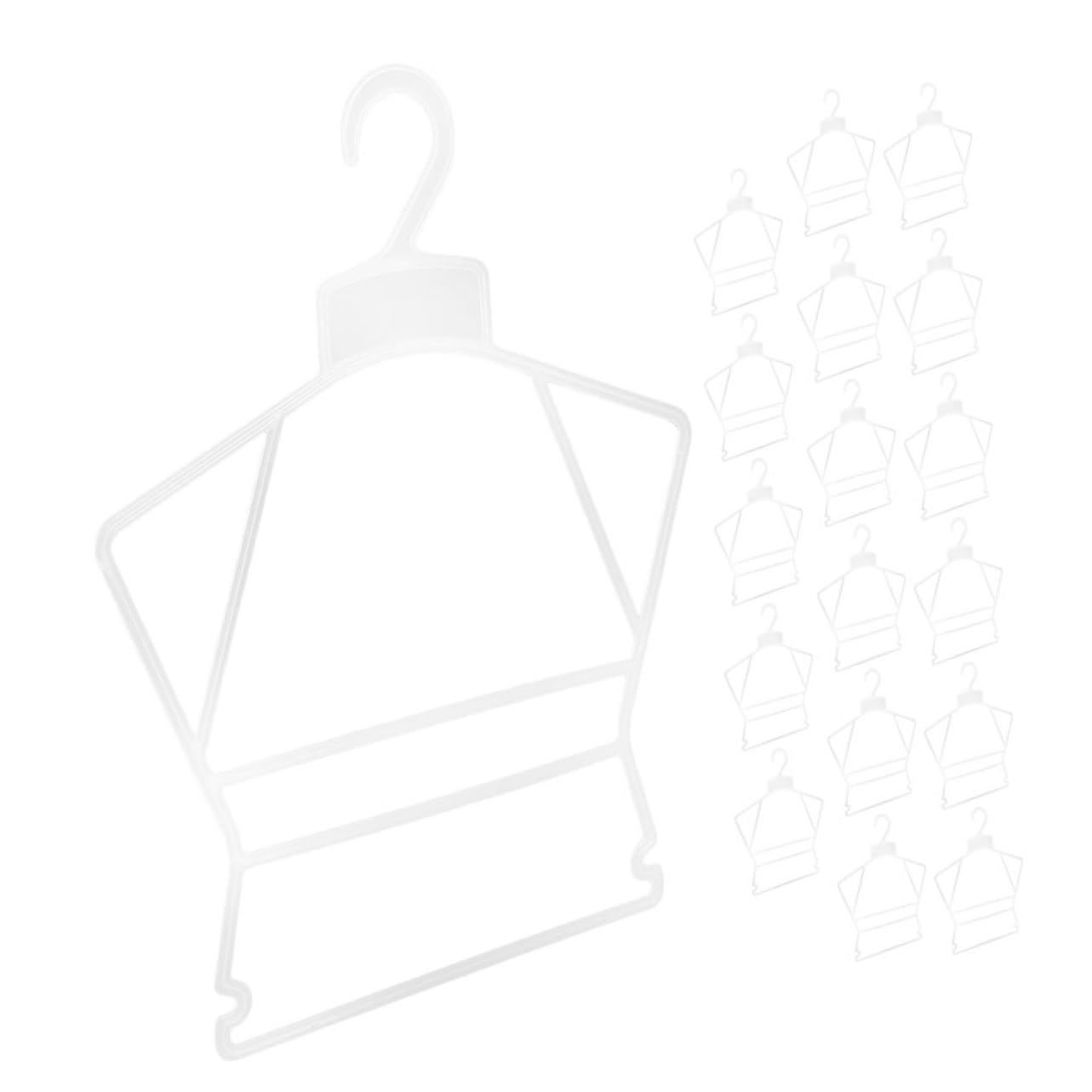 HEALEEP Plastic Boys and Girls Hangers 20pcs Children's Hangers Nursery Decor Baby Clothing Rack