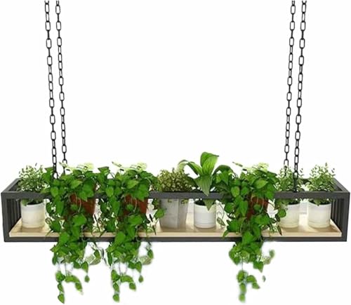 Support pour pots de fleurs suspendu et casier à vin de plafond - 2