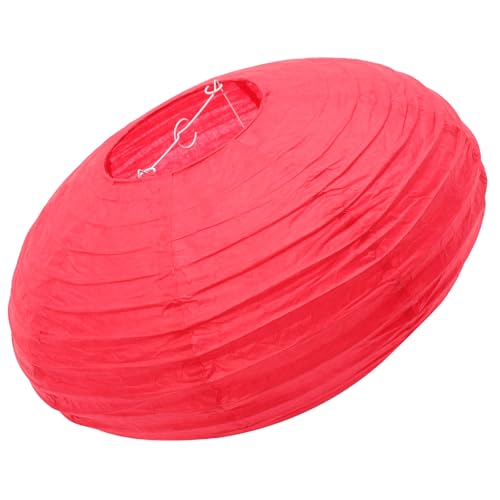 Gatuida Pantalla de Lámpara de Farol de Papel Plegable Roja Grande Decoración Colgante para Fiestas y Bodas Accesorio Ligero para Ambiente Festivo y Hogar Adecuado para Decoración de