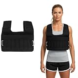 Exercise Weighted Vest without Weights, Fitness Weighted Vest Man Women Running Weight Equitment Sports Body-Building Clothing for Indoor Outdoor Training Rucking Workout