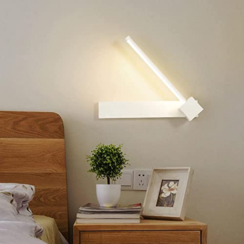 Lámpara de pared LED de 7W rectangular con iluminación orientable y farol decorativo