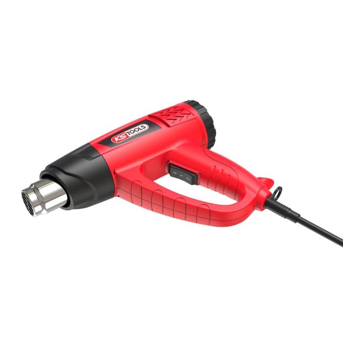 KS Tools 960.1180F - Decapador térmico digital de pistola de aire caliente (2000 W, 4 boquillas)