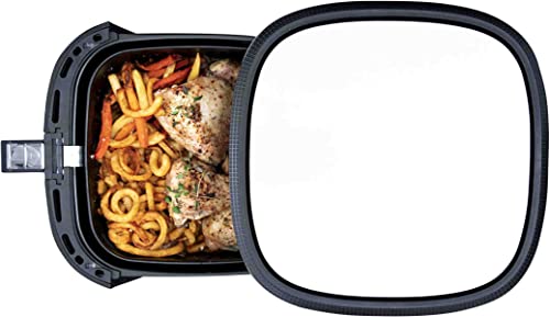 Gastronoma 18290002 Heißluftfritteuse 6 Liter XXL aus Edelstahl mit digitalen LED-Display, 8 Programme, 1800Watt Heissluftfritteuse Airfryer, Ohne ÖL Fritteuse Luftfritteuse, Edelstahl Schwarz – Bild 5