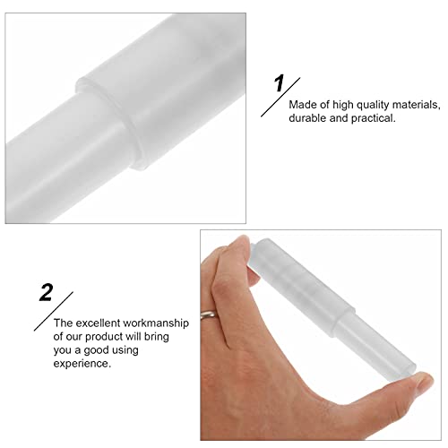 Toilet Paper Roller Toilet Tissue Holder 2Pcs Paper Roller Replacement Toilet Paper Holder Roller Spring Loaded Paper Roller for Hotel Home Bathroom Toilet Stand - Image 3