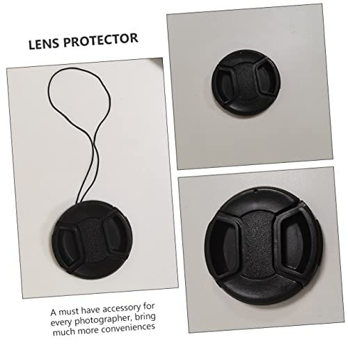 Cubierta de lente réflex resistente salpicaduras protector objetivos cámara 12 unidades 5