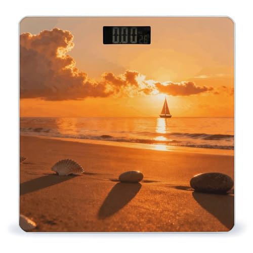 Báscula Digital de Baño Golden Hour Precisa y Estable miniatura 1