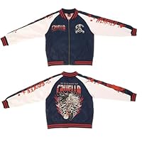 希少 未使用タグ付【ヴィランズ】ディズニー×丸眞 スカジャン 刺繍 中綿 L Amazon.co.jp: 丸眞 スカジャン(L) ディズニーヴィランズ フェアレス