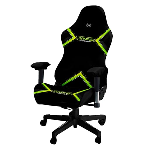 Tedkoo Fundas para sillas de Oficina y Gaming, con Estampado para computadora y reposabrazos (sin Silla)(Gaming Motif C)