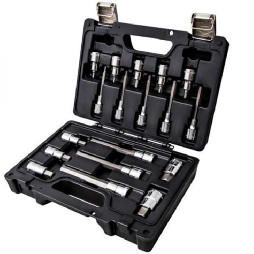 Beta - 923E-PE/C18 Lot de 18 clés à douille pour vis à empreinte hexagonale dans une boîte en plastique. Kit de clés à douille en mallette plastique...