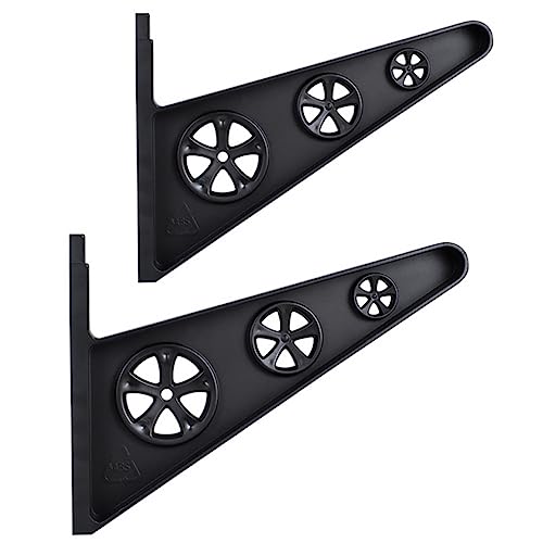 SUPVOX Wall Mounted Skateboard Rack Heavy-Duty Storage for Helmets Bats Boards Durable Black for Home Shop Display Space-Saving Multi-Functional Wall Hanger