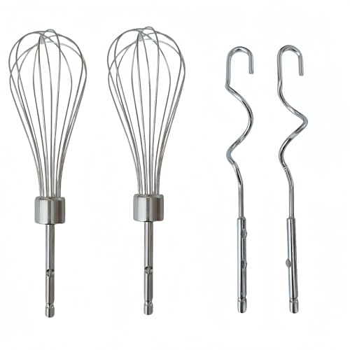Dough Hooks and Beaters 4 Pack
