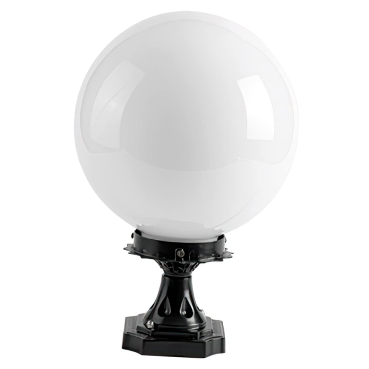 Globe pour Poteau D’éclairage Extérieur Blanc en Acrylique, Forme Sphérique