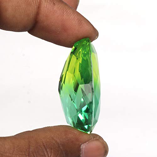 REAL-GEMS 91.00 Ct Multi Color Ametrine Pear Shaped Gemstone3