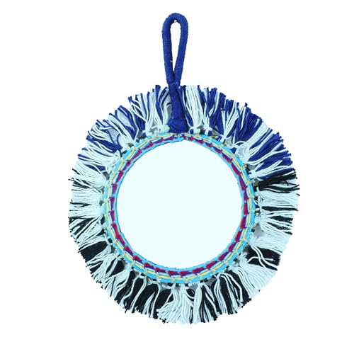 Decorative Wall Mirror with Tassels, 8